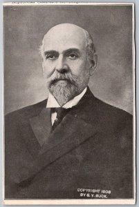 West Virginia Representative George C. Sturgiss c1910 Postcard Pro Glass Tariff