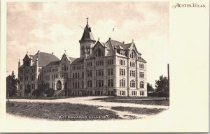 USA St Edwards College Austin Texas Vintage Postcard 09.42