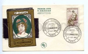 418175 FRANCE 1960 year madame Stael First Day COVER