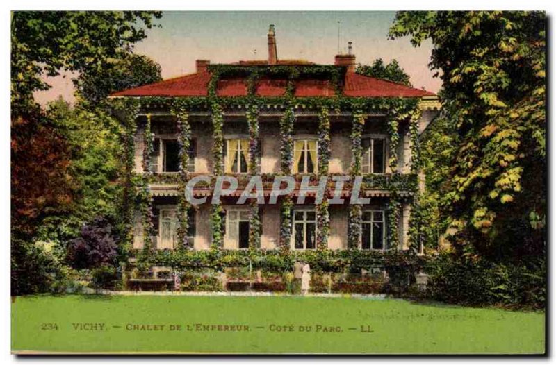 Vichy Old Postcard Cabin & # 39empereur of Riviera Park