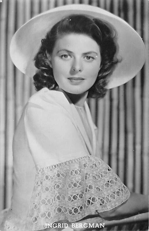 Ingrid Bergman, Actress, Movie Star Unused 