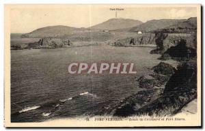 Postcard Old Port Vendres Collioure Road and Fort Bearn