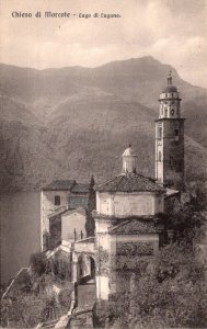 Switzerland Lago di Lugano Chiesa di Morcote