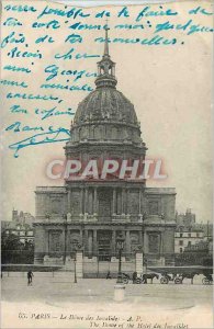 Old Postcard Paris Dome des Invalides