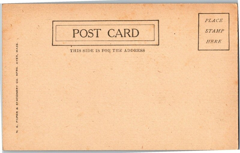 Winter Scene, Greenville NH Undivided Back Vintage Postcard U22