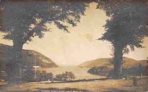 Hudson Highlands River West Point New York 1910s RPPC Real Photo postcard