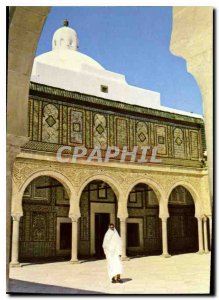 Postcard Modern Kaironan Tunisia Mosque Sidi Patio