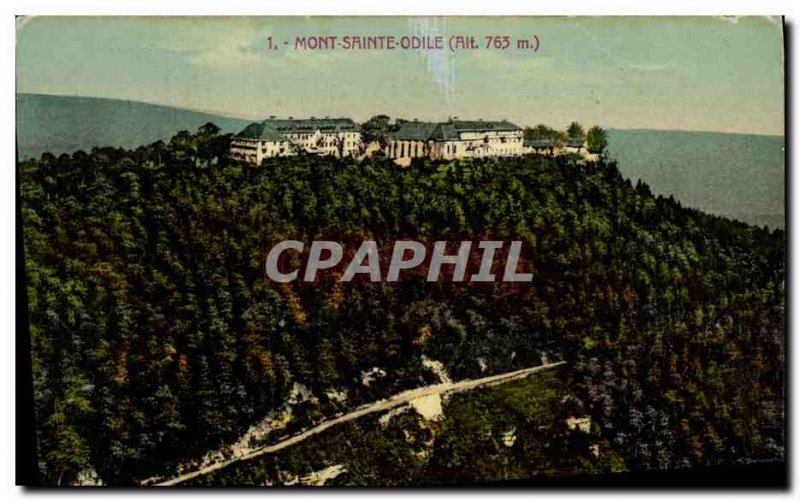 Old Postcard Mont Sainte Odile