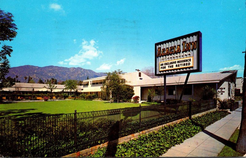 California Pasadena Acacia Inn 1964