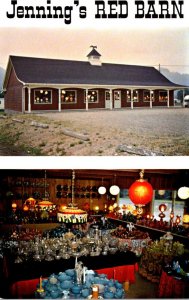 West Virginia New Martinsville Jenning's Red Barn Early American Glass Shop