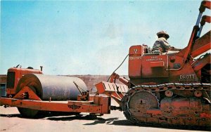 Advertising Essick 72 Vibrating Compactor Industrial 1950s Postcard Los Angeles