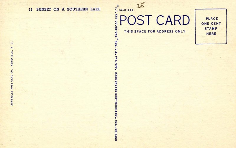 Sunset on a Southern Lake