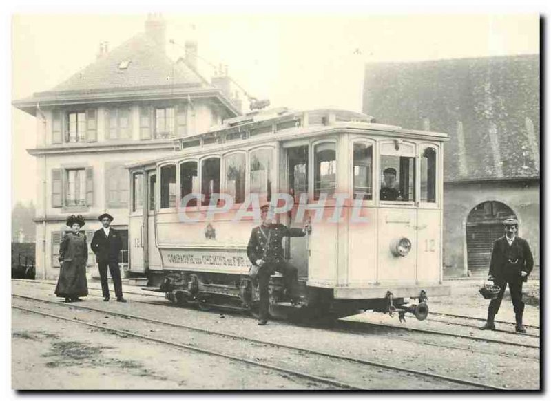 Post Modern Tram Card This February 2nd, 12 of Jorat railways Chalet has Gobet