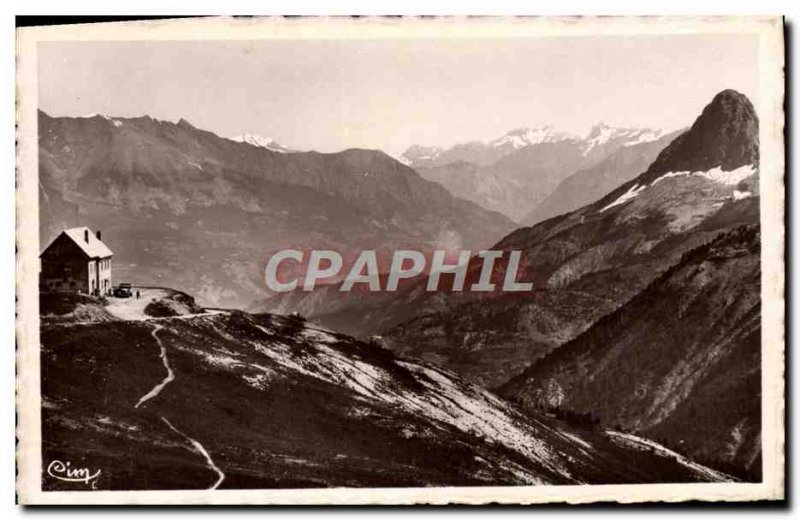 Old Postcard Col d & # 39Allos Refuge