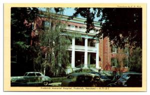 1950s/60s Frederick Memorial Hospital, Frederick, MD Postcard