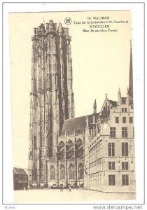 Tour De La Cathedrale St-Rombaut, Mechelen (Antwerp), Belgium, 1900-1910s