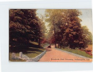 Postcard Brookside Park Driveway, Indianapolis, Indiana