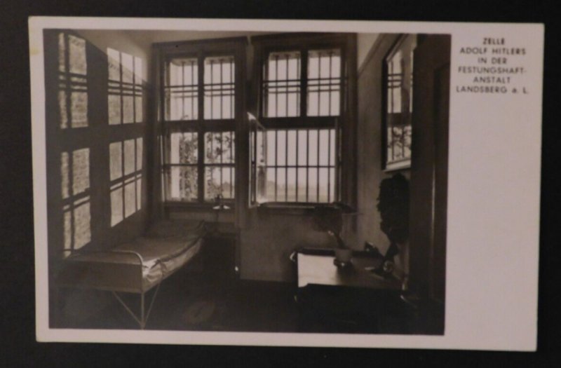 Mint Germany Real Picture Postcard RPPC The Leader's Landsberg Prison Cell