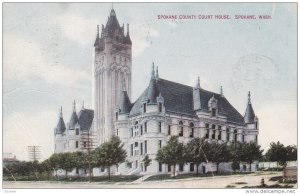 SPOKANE, Washington, PU-1910; Spokane County Court House