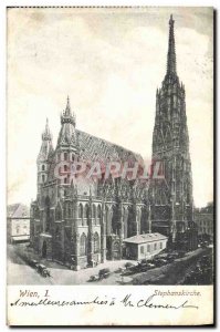 Old Postcard Wien Stephanskirche