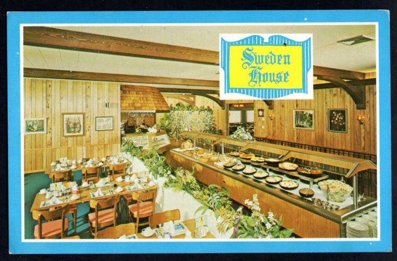 Florida FORT LAUDERDALE Sweden House Smorgasbord Interior - Chrome