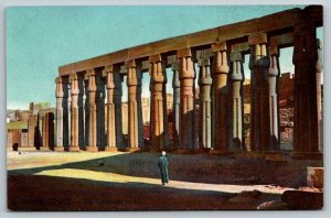 Egypt  Luxor Temple   Postcard