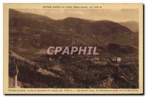 Old Postcard Our Lady of Laus Hautes Alpes Vallon du Laus saw the column of Auge