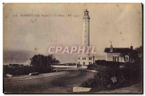 Old Postcard Lighthouse Biarritz