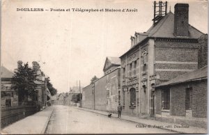 France Doullens Postes et Telegraphes et Maison d'Arret Vintage Postcard 09.06