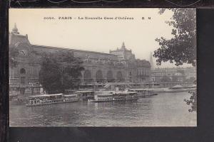 The New Gare,Orleans,Paris,France Postcard 