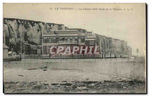 Old Postcard Treport Casino North Coast and Cliff