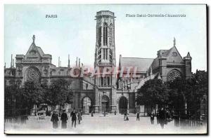 Old Postcard Paris Place Saint Germain l & # 39Auxerrois