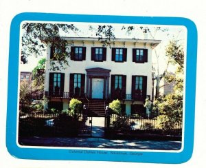 Colonial Dames House Andrew Low Savannah GA Georgia postcard 5x7