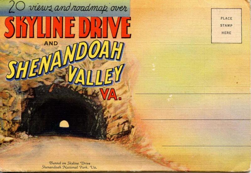 Folder - Virginia, Skyline Drive and Shenandoah Valley   (18 views + covers +...