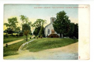 VT - Bennington. Old First Church, Old Catholic Church