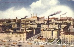 Schlitz Brewery, Milwaukee, Wisconsin, Wi, USA Breweries 1913 crease right bo...