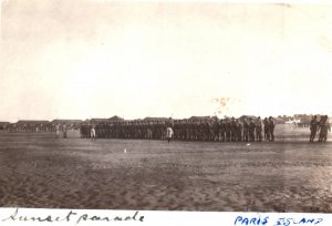 RPPC WWI Marine Parris Island SC Parade Real Photo Postcard South Carolina