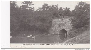 Stone Arch Bridge, Lover's Lane, Gull Lake, Yorkville, Michigan, 1900-1910s