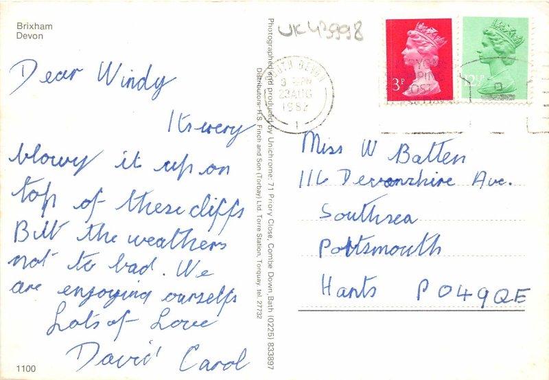 uk43998 brixham devon  uk