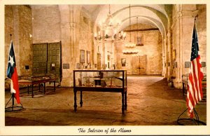 Texas San Antonio The Alamo Interior View