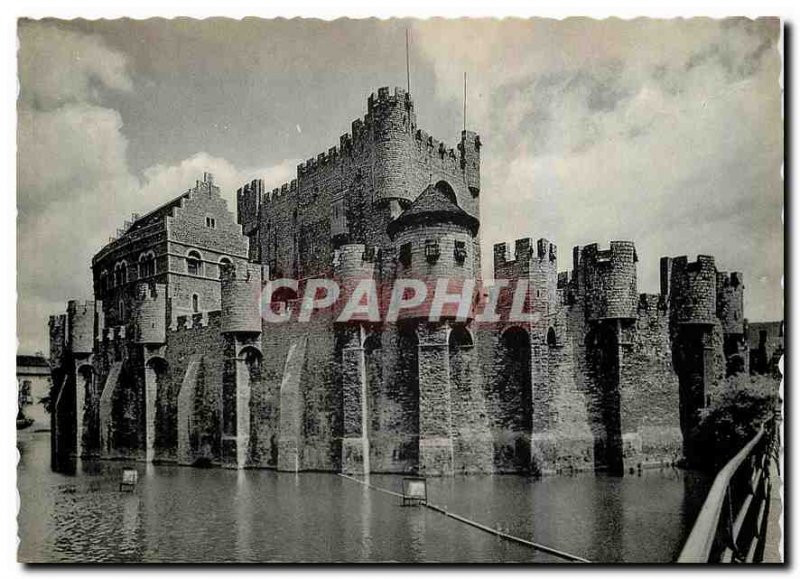 Postcard Modern Ghent Castle of the Counts