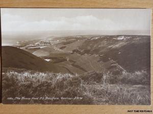 Isle of Wight SAINT BONIFACE The Downs - Ventnor Old RP Postcard by E.A.S. 1084