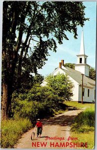 Postcard HOUSE SCENE Salem New Hampshire NH AK1146