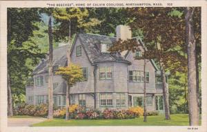 Massachusetts Northampton The Beeches Home Of Calvin Coolidge 1936 Curteich