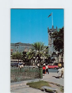 Postcard Centre of Bridgetown, Barbados