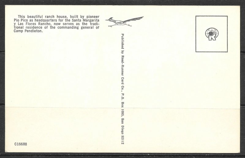 California - Residence of Commanding General Camp Pendleton - [CA-042]