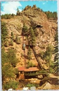 Incline Cable Car and Stairway to Eagles Nest at Seven Falls, Colorado Springs