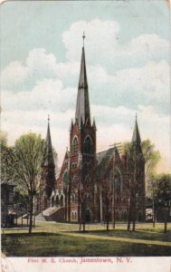 New York Jamestown First M E Church 1910