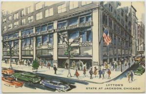 Lytton's Department Store Chicago Illinois 1966 postcard