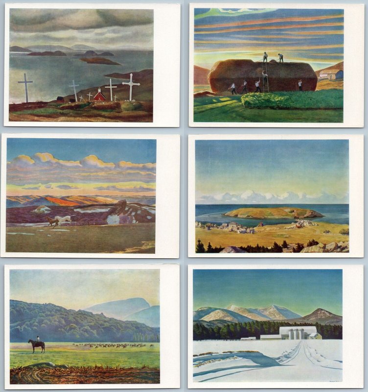 ROCKWELL KENT USA Alaska Maine Greenland Far North Eskimo 1966 SET 16 Postcards